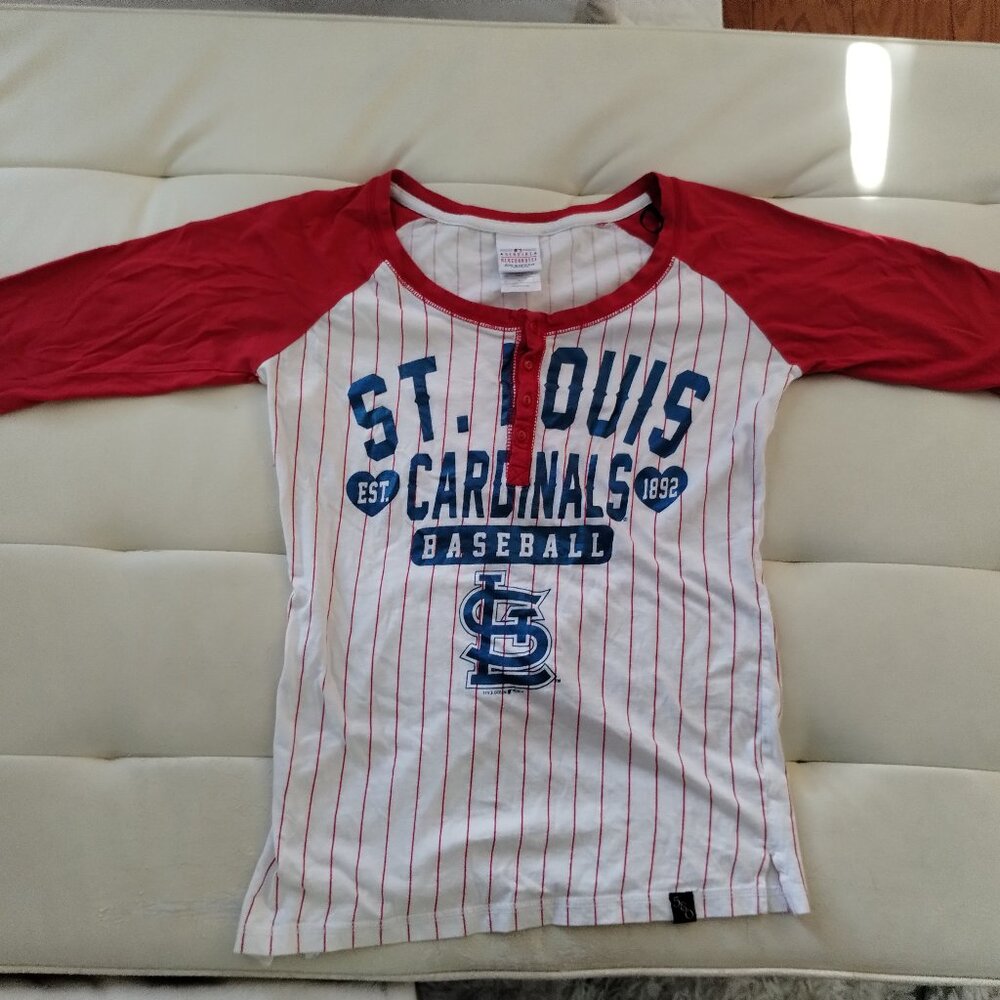 Women's SMALL St Louis Cardinals MLB Baseball 5th & Ocean T-Shirt